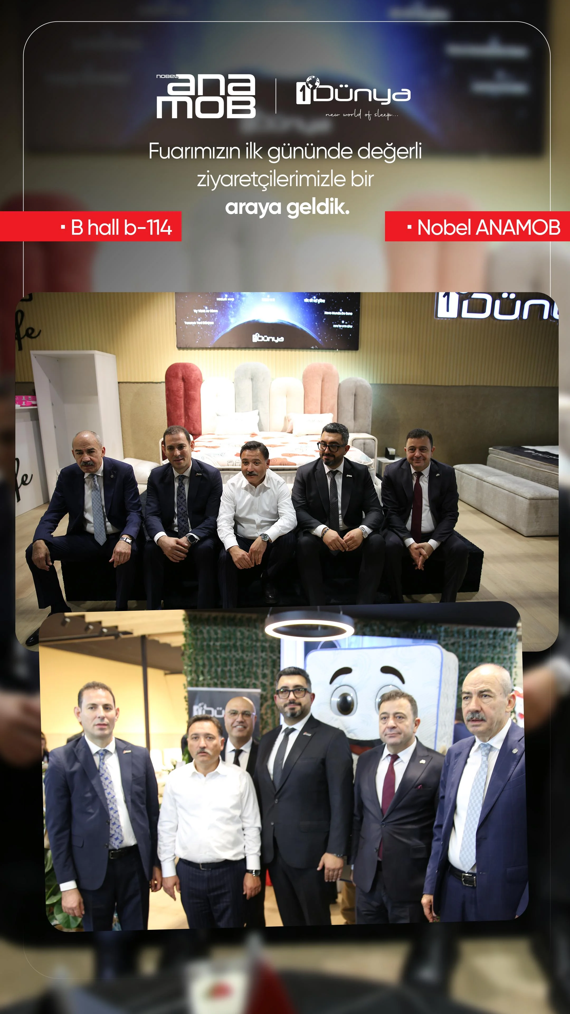 8-12 Ekim ANAMOB Mobilya Fuarı