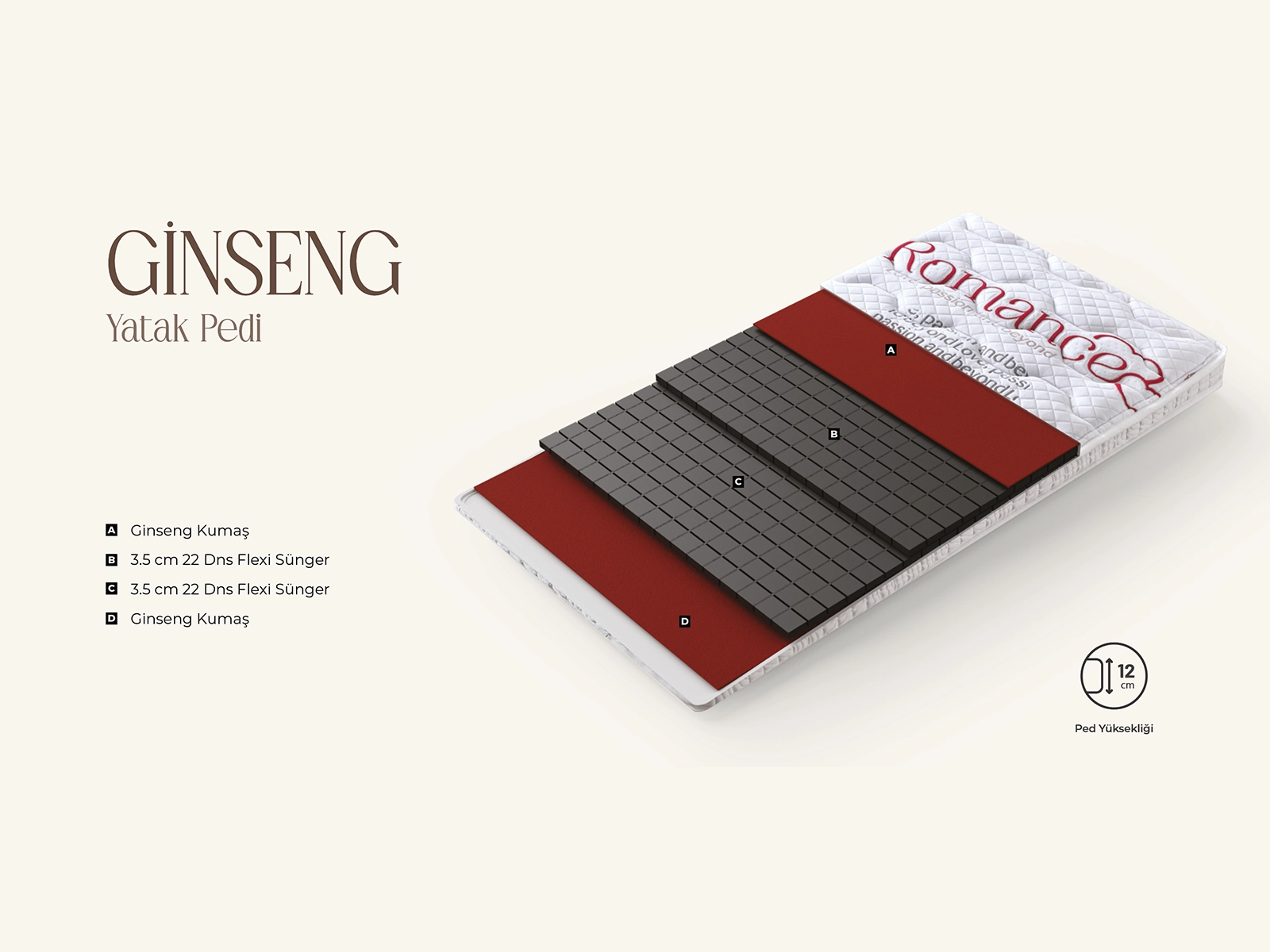 Ginseng Yatak Pedi