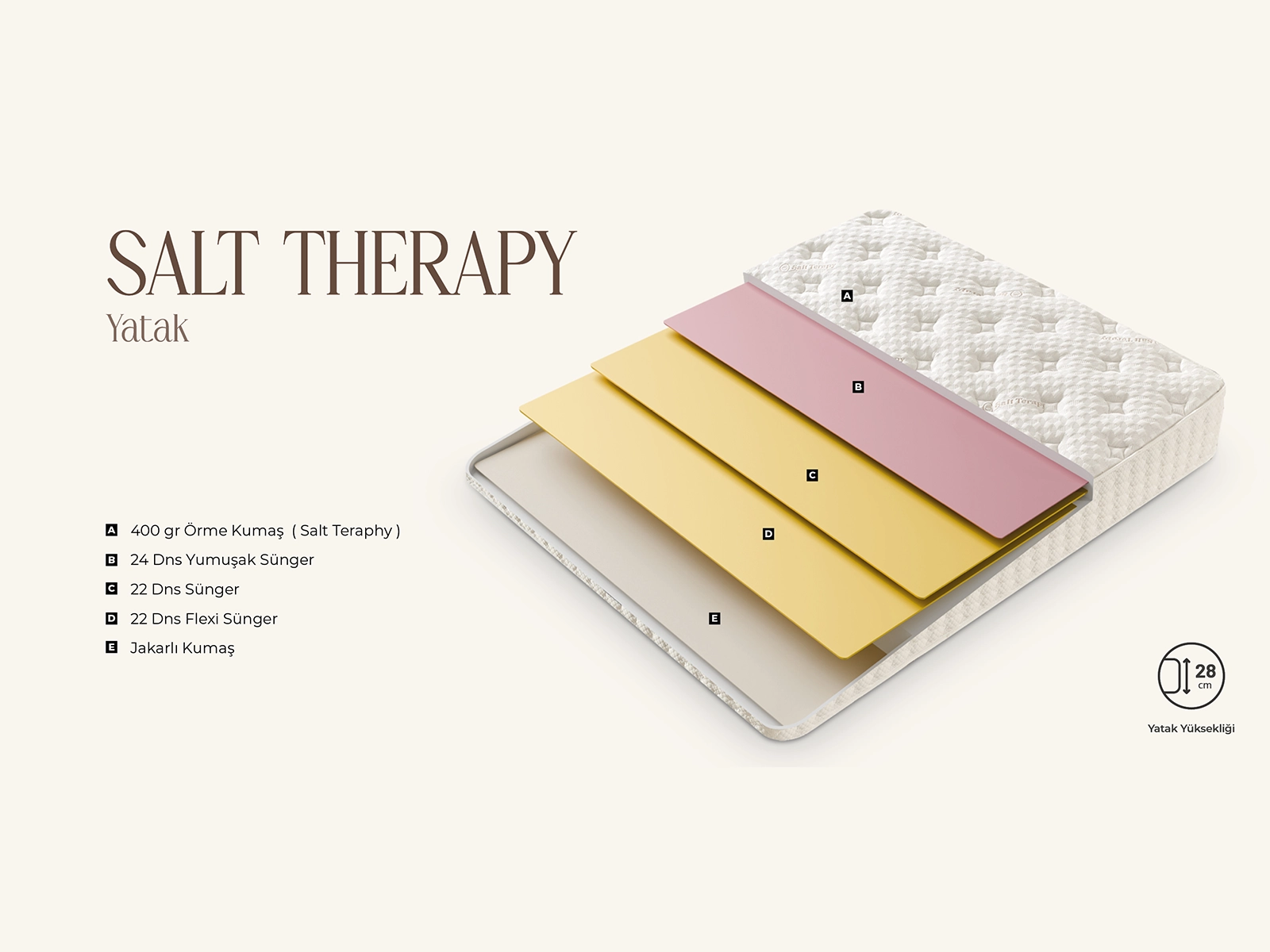 Salt Therapy Yatak